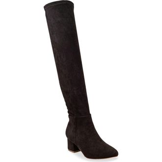 Chase + Chloe by Intouch Footwear Wynter Over The Knee Boot in Brown Suede at Nordstrom Rack, Size 6.5