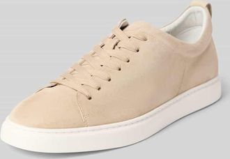 CG - Club of Gents Sneaker aus echtem Leder in Velours-Optik Modell Uwin in Beige, Gr&ouml;&szlig;e 41
