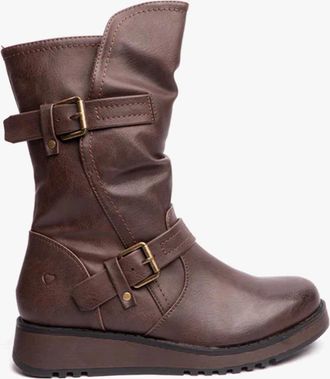 Heavenly Feet Womens Heavenly Feet HANNAH4 Womens Mid Calf Boots Chocolate - Brown - Size: 7