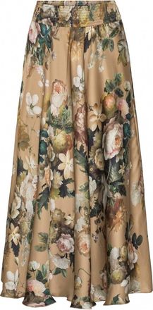 Karmamia Womens Savannah Skirt In Tan Blossom