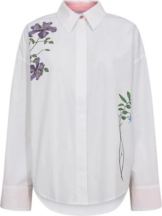 N&uuml;mph Nuflory Shirt - Dames - Overhemden - Wit - M - Katoen - Overhemden