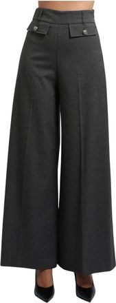 Gaud&igrave; Pantaloni Larghi - - Trousers - Donna - Grigio - XS