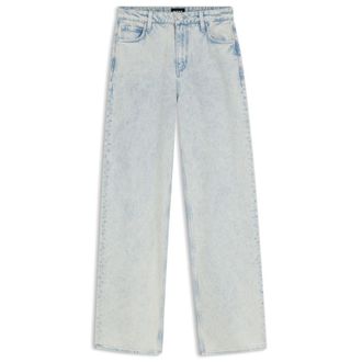 BOSS Blue boyfriend-fit jeans in rigid denim