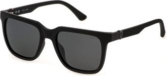 Police Lite 6 Zonnebril Gepolariseerd Zwart Grijs - Heren - Zonnebrillen - Zwart - 54 MM - Accessoires