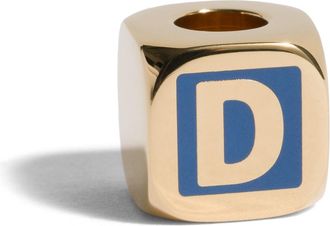 Miu Miu Enameled Metal Dice Charm, Woman, Periwinkle Blue