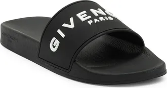Givenchy Logo Slide Sandal in Black at Nordstrom Rack, Size 11Us / 44Eu