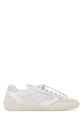 Prada White Laced Sneakers