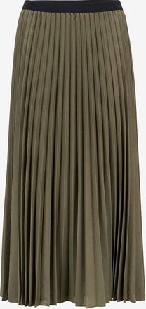 Akris Midilanger Faltenrock aus Wollmix
