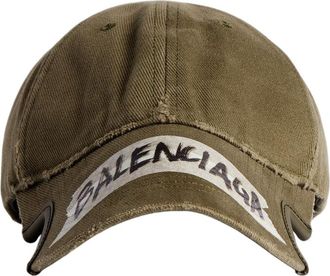Balenciaga Masking Tape Cap Khaki 858087410B22840