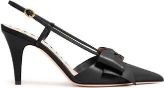 Valentino Garavani Bowow Leather Slingback Pumps
