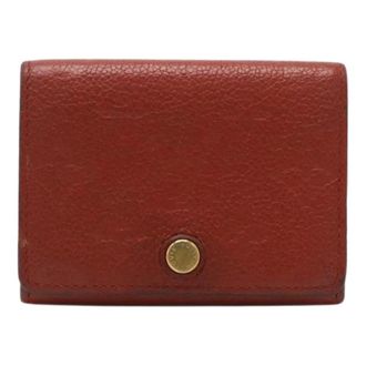 Louis Vuitton Pre-owned Wallets, female, Red, Size: ONE SIZE Pre-owned Monogram Empreinte Card Case