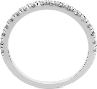 Pompeii3 1/4ct Diamond Ring Stackable Engagement Womens Wedding Band 10K White Gold