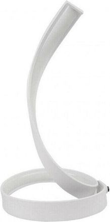Trade Shop Trade Shop Traesio - Trade Shop - Lampada Por Tavolo Led Modern To Spiral Curva 12watt Luz Por Comodino Bianca D05