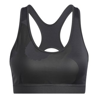 adidas (WMNS) adidas x Marimekko Believe This Medium-Support Bra Asia Sizing Black HA3376