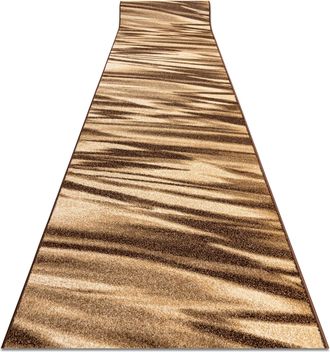 RugsX Rugsx - Alfombra De Pasillo Karmel Fryz - Arabica Marr&oacute;n 100 Cm Brown 100x1050 Cm