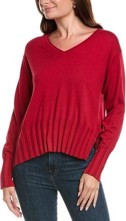 Planet Cropped V-Neck Sweater