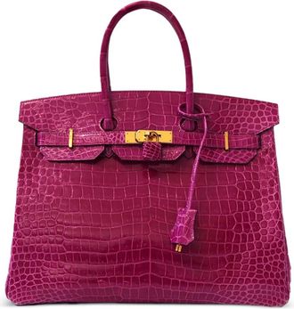Herm&egrave;s Birkin 35 tote bag - Pink