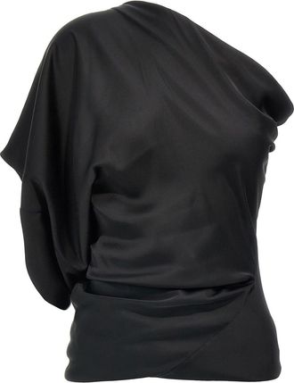 Rick Owens one-shoulder top - Black