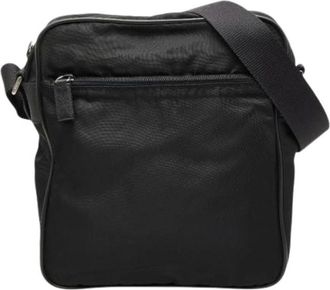 Prada Pre-owned Cross Body Bags, male, Black, Size: ONE SIZE Pre-owned Shoulder Bag