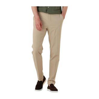 Matinique Heren, Broeken, Beige, Maat: W31 Linnen