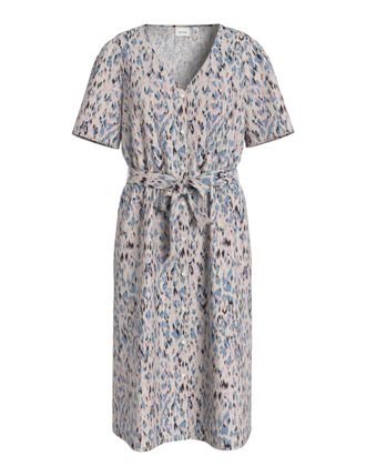 Vila Womens Vilimia V-Neck S/S Shirt Dress/Pb/Dfs, Winsome Orchid, 12