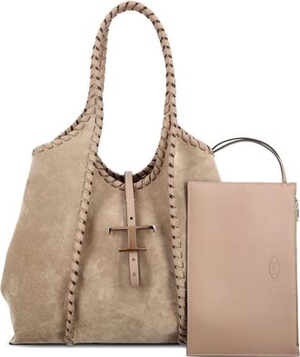 Tod's Medium T Timeless Tote Bag