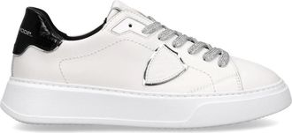 Philippe Model Temple Tennis - Dames - Sneakers - Wit - 38 EU - Katoen - Schoenen