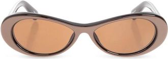 Jacquemus Nuvola Zonnebril - Dames - Zonnebrillen - Bruin - ONE Size - Accessoires