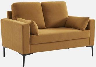 Sweeek Sof&aacute; De Pana Con Patas De Metal De 2 Plazas