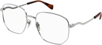 Gucci Gg0973o002 Silver Silver Transpa