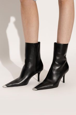 Alexander Wang Ferrara Heeled Ankle Boots, Womens, Black