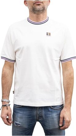 Aquascutum Hombre, Camisetas, Blanco, Talla: S