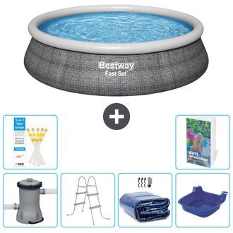 Bestway Piscina Bestway Fast Set Redonda - 457x84 Cm - 7-piezas S318