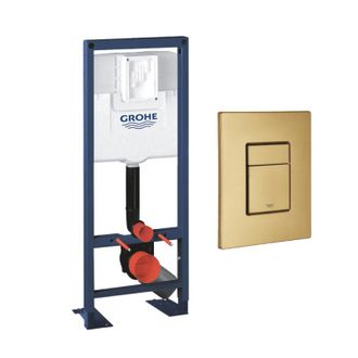 GROHE Bastidor Empotrado De Anchura Reducida Grohe Rapid Sl + Placa De Accionamiento Grohe Skate Cosmopolitan Cool Sunrise