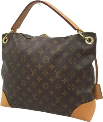 Louis Vuitton Pre-owned Canvas shoulder-bags - Dames - Vintage Handtas - Bruin - ONE Size - Vintage