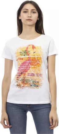 Trussardi T-shirt Manica Corta Action - - Tops - Donna - Bianco - L