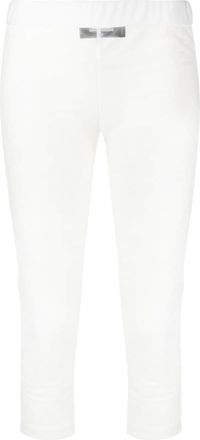 Dsquared2 cropped mesh leggings - women - Polyamide - 40 - White