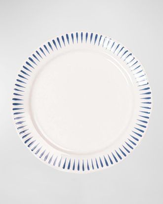 Juliska Sitio Stripe Delft Blue Side Cocktail Plate