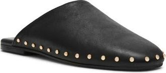 Steve Madden Pearson Mule in Black Leather at Nordstrom, Size 9.5
