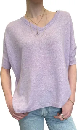 Brodie Bronte Cashmere Sweater In Lavender
