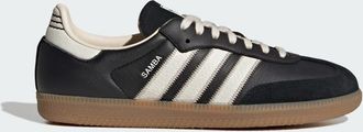 adidas Originals Samba OG - Sneakers nere e bianco sporco con suola in gomma-Nero