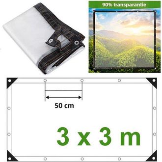OEM Lona Impermeable, 33 M Lona Impermeable, Lona Transparente, Lona Lona Suelo Pel&iacute;cula Impermeable Pl&aacute;stico H Transparente Borde Reforzado