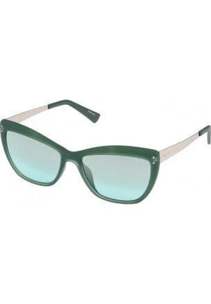 Police Womens S197156Z48X 56 Sunglasses - Green - One Size