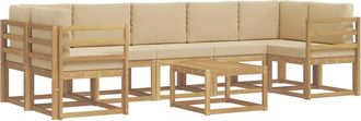 vidaXL Conjunto De Sof&aacute;s De Exterior 6 Uds. Vidaxl