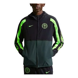 Nike Nigeria Energy Dri-FIT Woven Jacket Black Pro Green Electric Green IH1286-010