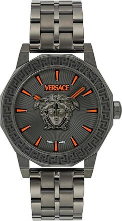 Versace Analoog Horloge - Heren - Horloges - Grijs - ONE Size - Accessoires