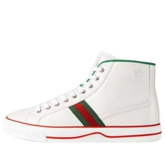 Gucci Tennis 1977 High White Green Red 644734-17L20-9071
