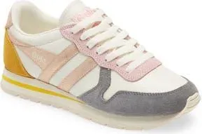 Gola Classics Daytona Quadrant Sneaker in Off White/Ash/Rose Gold/Sun at Nordstrom Rack, Size 5