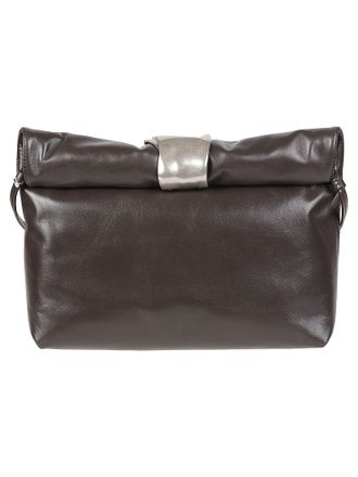 Staud Cuff Clutch Metallic Cuff Cow Leather Clutch