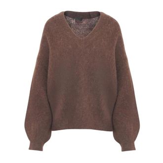 Liu Jo Maglia Chiusa M/L Soft - Dames - Truien - Bruin - Maat: XS